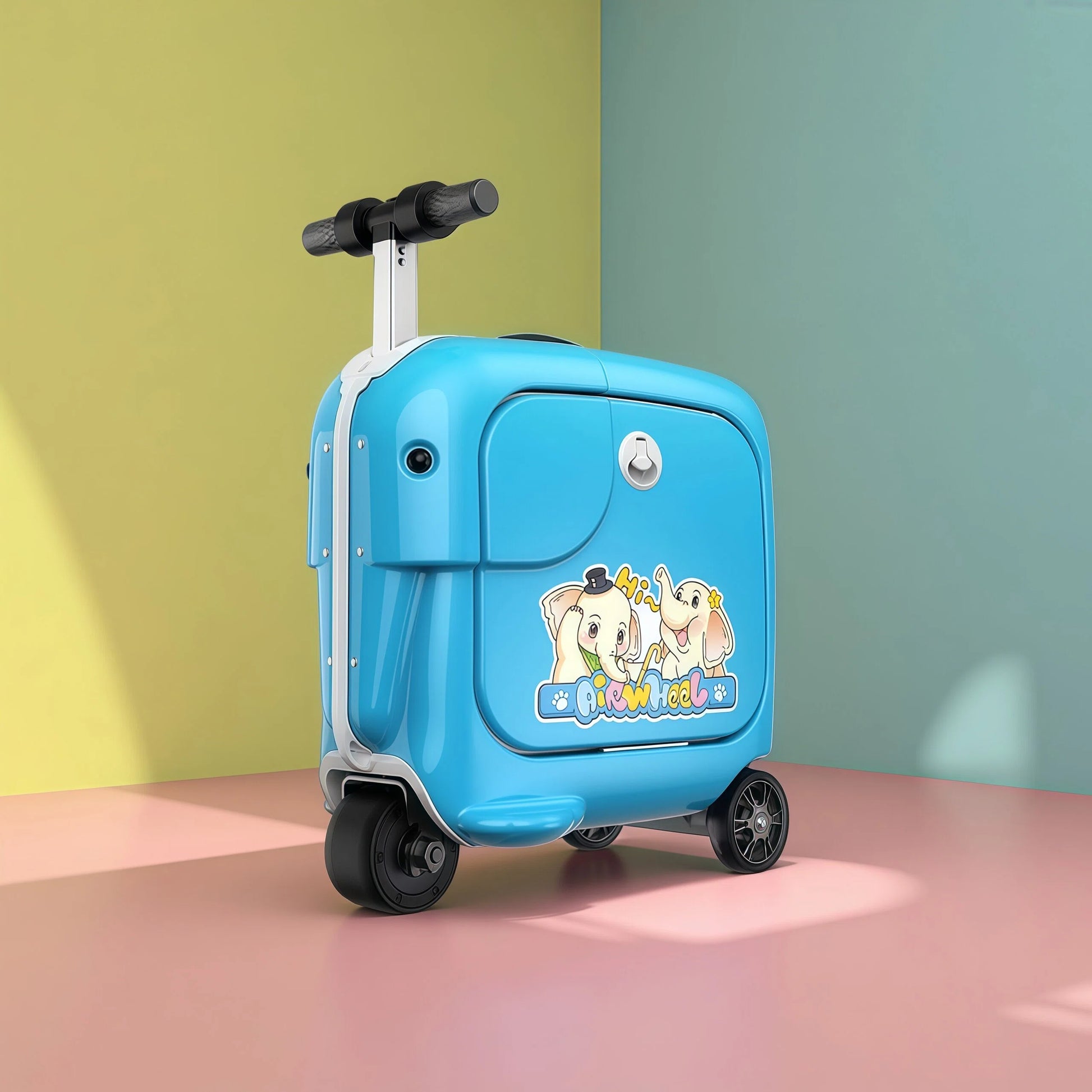 Airwheel SQ3S electric rideable suitcase for kids blue
