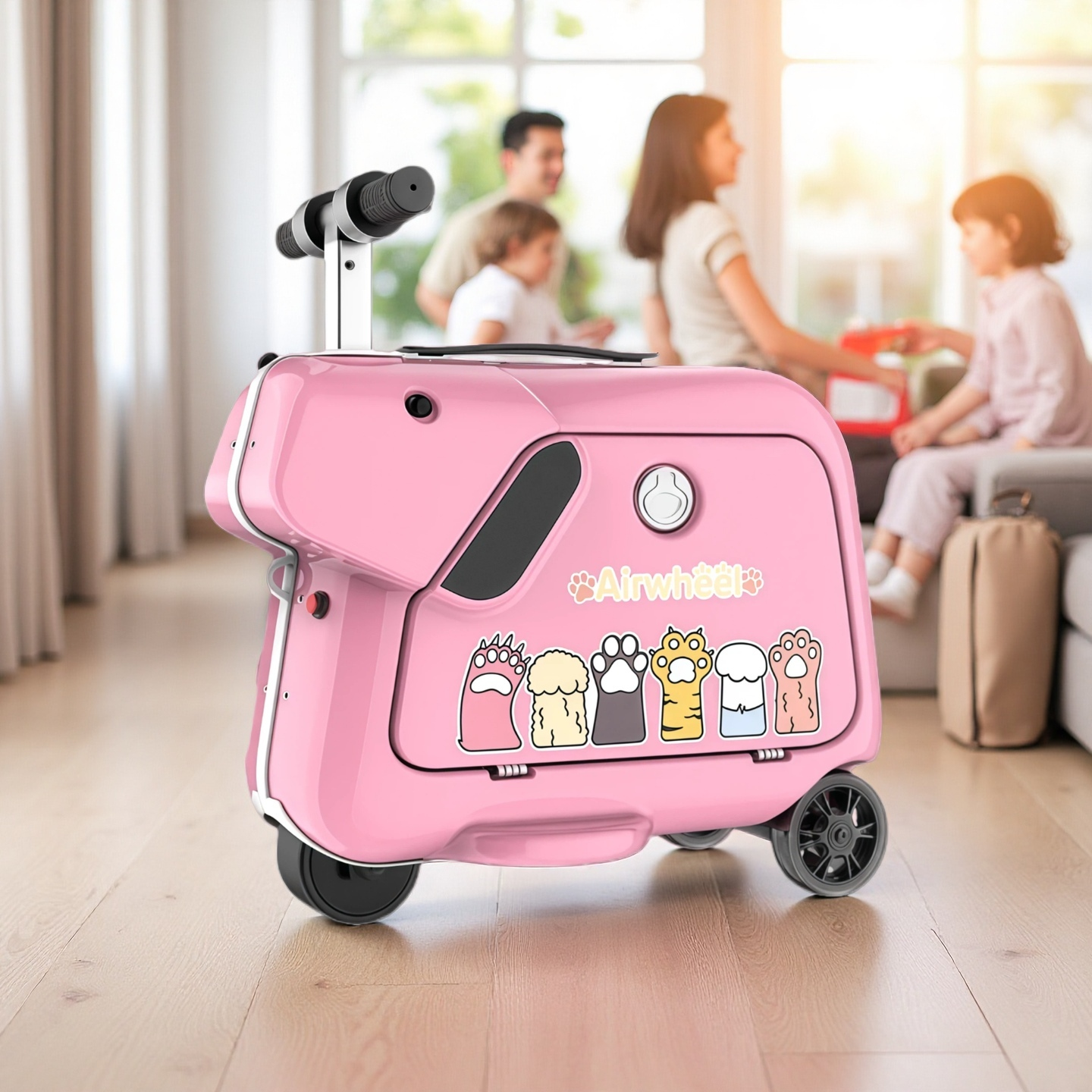 Airwheel SQ3 Electric Rideable Smart Scooter Suitcase for kids