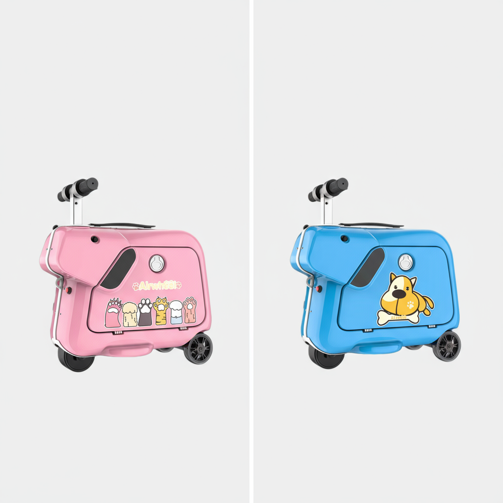 Airwheel SQ3 Electric Rideable Smart Scooter Suitcase for children