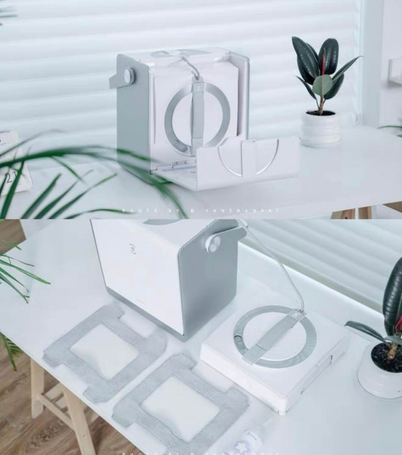 Ecovacs W2 Pro Winbot Window Cleaning Robot attachment white