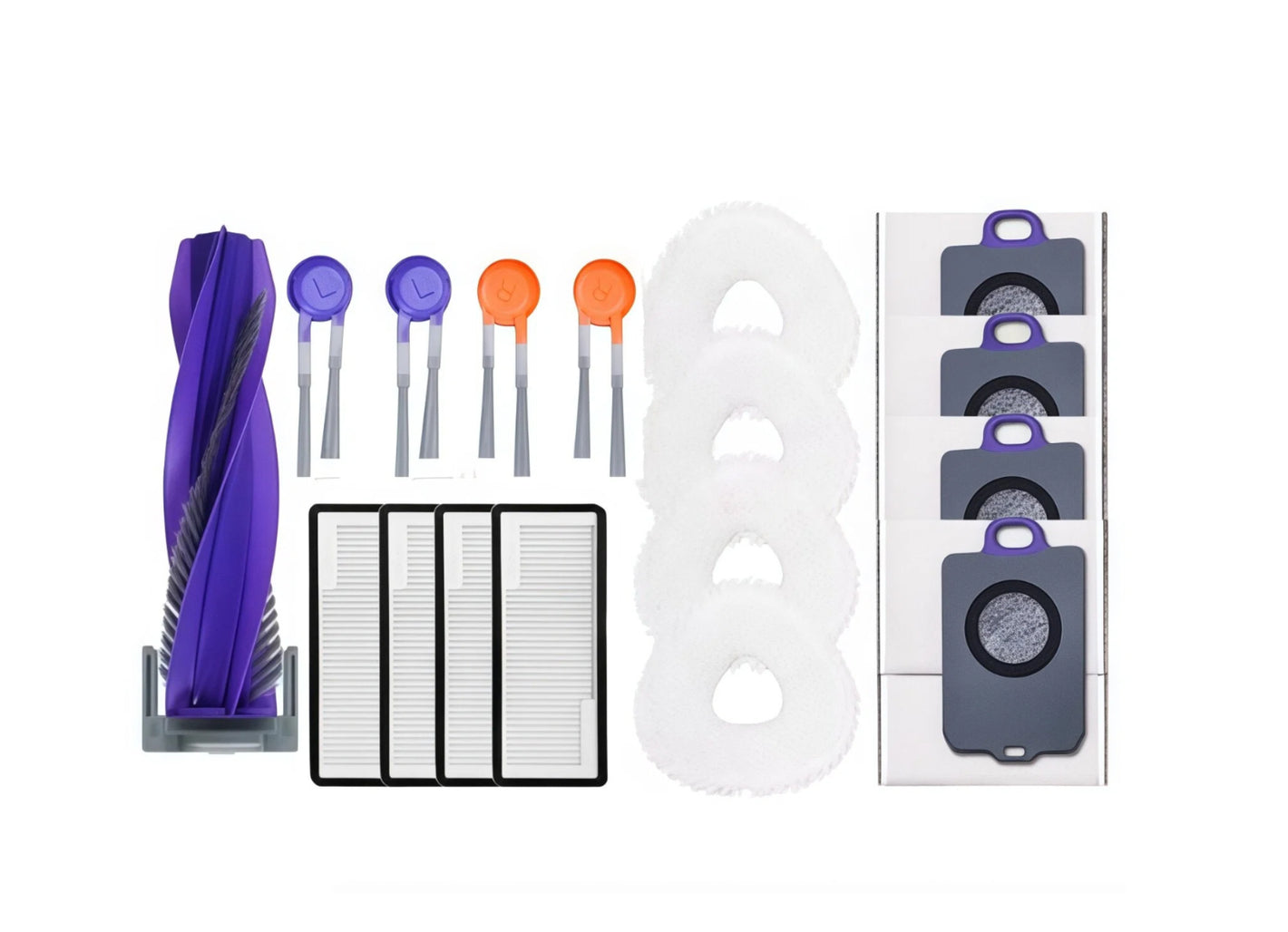 Narwal replacement kit, Narwal mop pads, Narwal dust bags, robot vacuum maintenance kit, Narwal vacuum cleaner parts, Narwal Freo accessories, Narwal Z10 replacement filters