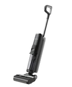 A studio product shot of the Tineco FLOOR ONE S5 PLUS smart wet dry vacuum, showcasing its sleek black and silver design and ergonomic handle.