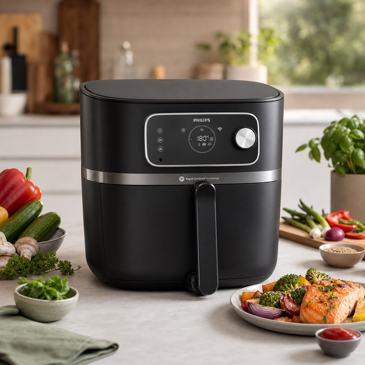 Philips 7000 Series Connected Airfryer XXXL with Probe Image 2 product image
