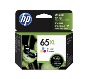 HP 65XL TRI-COLOUR GENUINE HIGH CAPACITY ORIGINAL INK N9K03AA