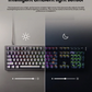 HyperX Alloy Rise keyboard with detachable USB-C cable and gasket-mount construction