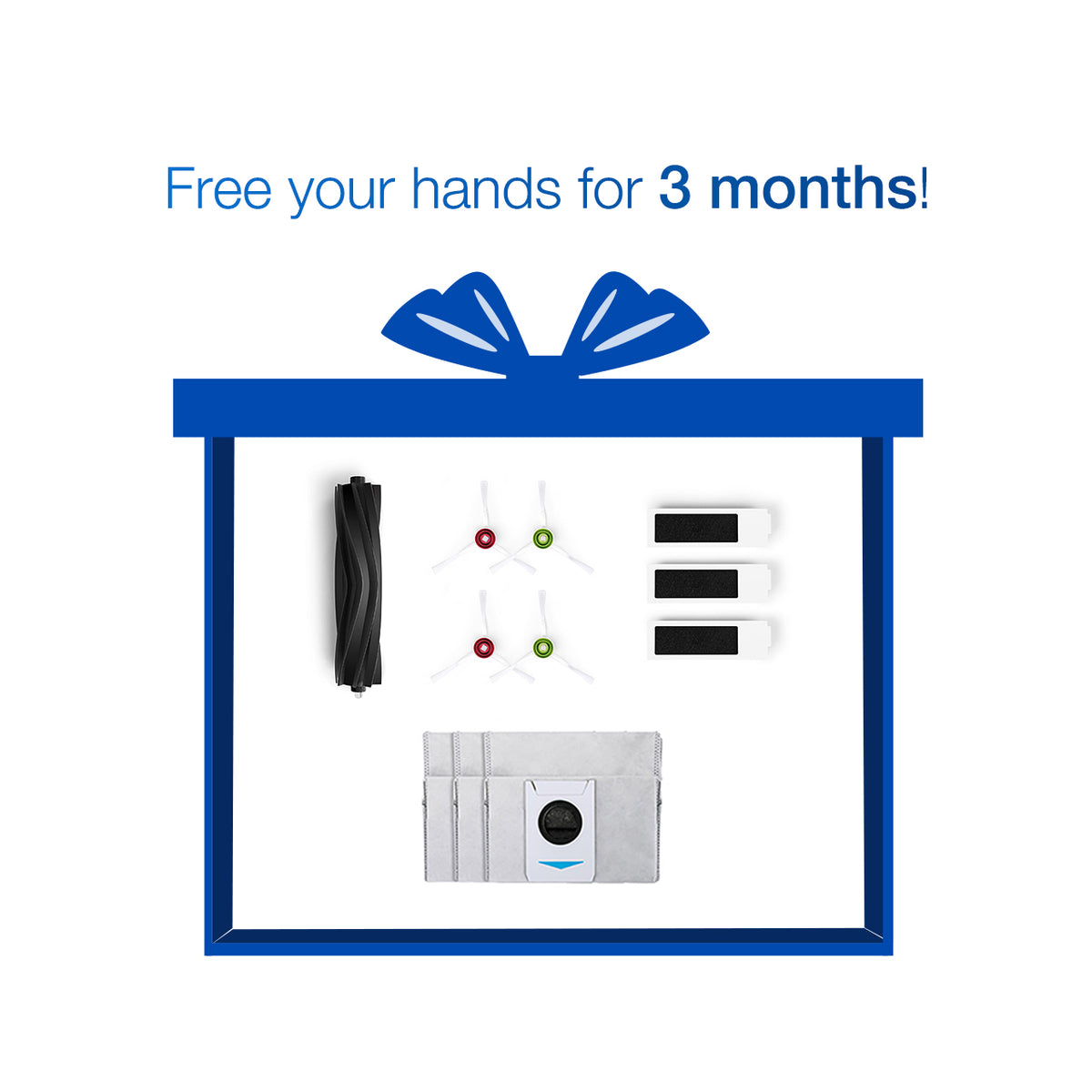 ECOVACS robot vacuum accessories - Quarterly Accessories Kit high-resolution source image