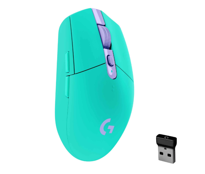 Logitech G305 LIGHTSPEED wireless gaming mouse in mint