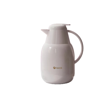 FEENIK Large Capacity Glass Insulated Jug – Home Tea & Coffee Vacuum Flask
