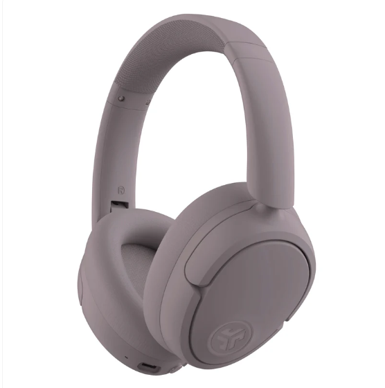 JLab JBuds Lux ANC headphones in mauve colour variant