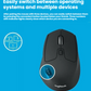 Logitech M720 wireless mouse 8 programmable buttons detail