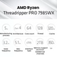 AMD Ryzen Threadripper PRO 7985WX 处理器规格图