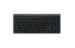 Logitech G515 LIGHTSPEED TKL wireless gaming keyboard hero shot in low-profile tenkeyless layout