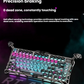 GravaStar V75 Pro gasket-mounted structure and adjustable actuation feature illustration