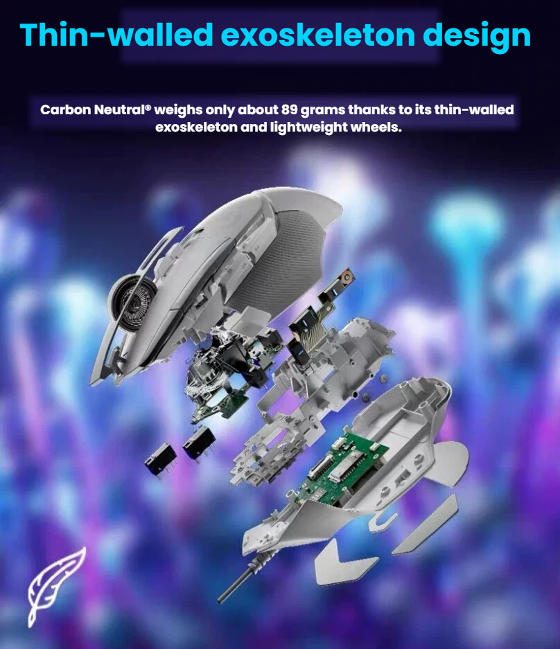 Logitech G502 X mouse LIGHTFORCE hybrid switch detail