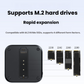 UGREEN Mac mini M4 Dock and Stand, 8K DisplayPort, M.2 NVMe SSD Enclosure