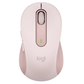 Logitech Signature M650 wireless mouse in pink with SmartWheel