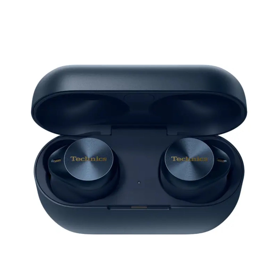 Technics AZ80 earbuds in blue colour variant
