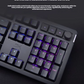 HyperX Alloy Rise double-shot PBT keycaps detail view