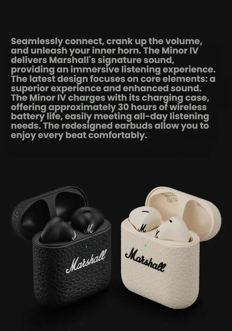 Marshall Minor IV Bluetooth LE Audio connectivity feature