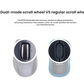 Logitech Marathon M705 hyper-fast dual-mode scroll wheel detail