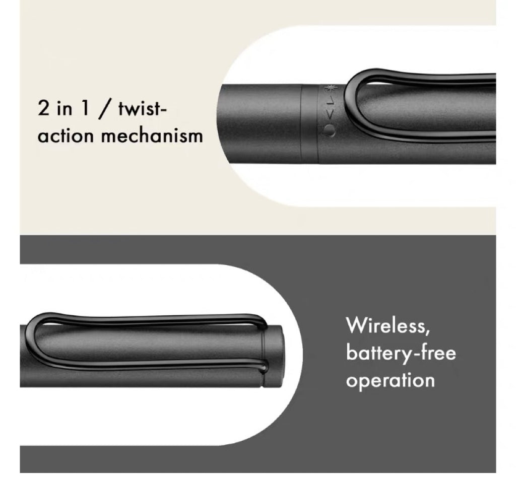 LAMY safari Twin Pen EMR twist mechanism switching between ballpoint and stylus