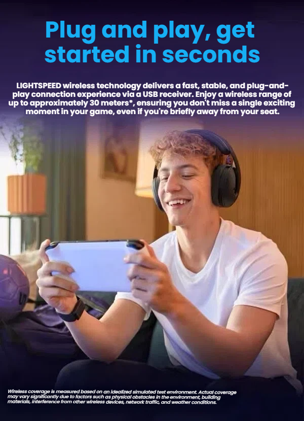 Logitech G325 LIGHTSPEED wireless USB-C adapter and headset connectivity