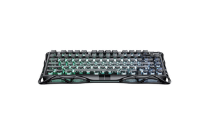 GravaStar Mercury V75 HE 75 percent Hall Effect gaming keyboard front view RGB