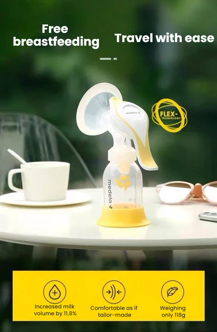 Medela Harmony Manual Breast Pump — soft silicone cushion / shield close-up