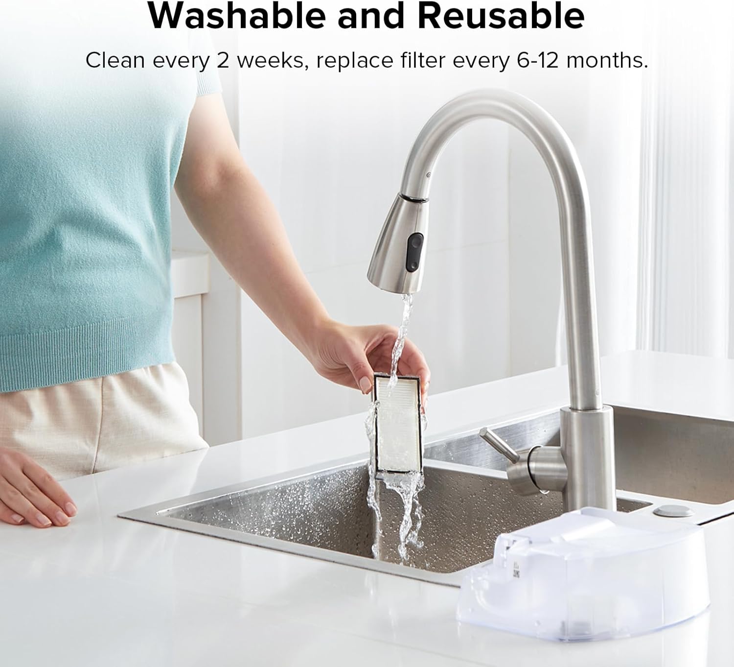 Roborock Qrevo Curv 2 Flow / Qrevo Edge 2 / Qrevo S5V & More Official Washable Filters official product image 2