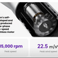 Laifen Swift brushless motor and airflow specifications
