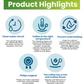 Philips Saeco CA6700 descaler product highlights and machine-care diagram