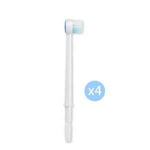 Four Waterpik TB-100E toothbrush tips for WP450 and WP100 Water Flossers