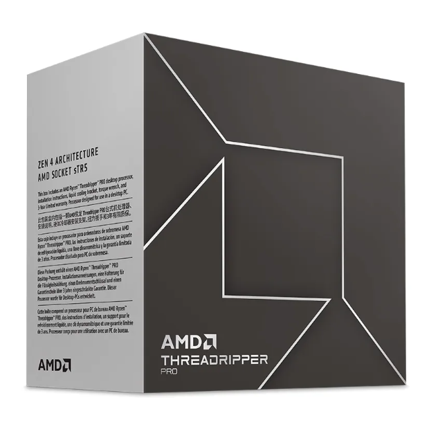 AMD Ryzen Threadripper PRO 7985WX CPU零售包装图片