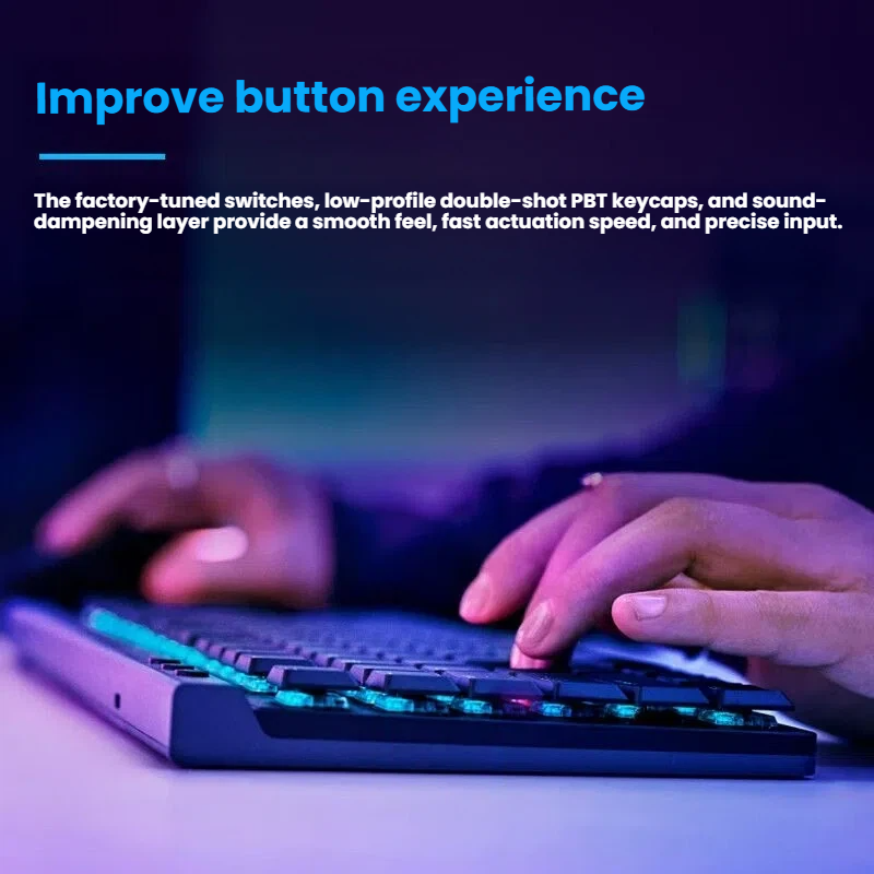 Logitech G515 LIGHTSPEED USB receiver and Bluetooth multi-device connectivity feature shot