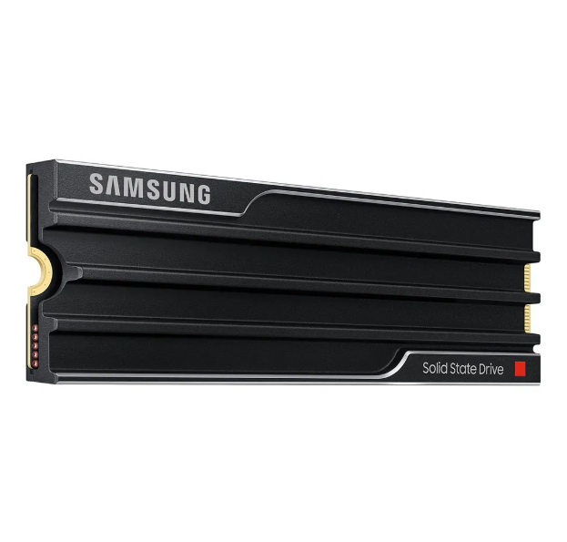 Samsung 9100 PRO 2TB PCIe 5.0 NVMe SSD with heatsink