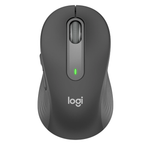 Logitech Signature M650 wireless mouse in black top view