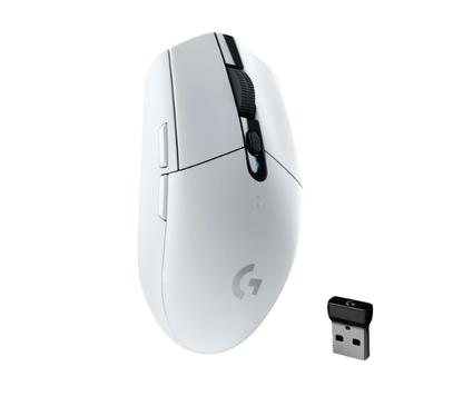 Logitech G305 LIGHTSPEED wireless gaming mouse in white
