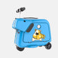 Airwheel SQ3 Electric Rideable Smart Scooter Suitcase for children with blue