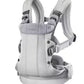 BabyBjörn Harmony Carrier Mesh in light gray – modern, minimalist design with 3D mesh fabric for optimal breathability and comfort