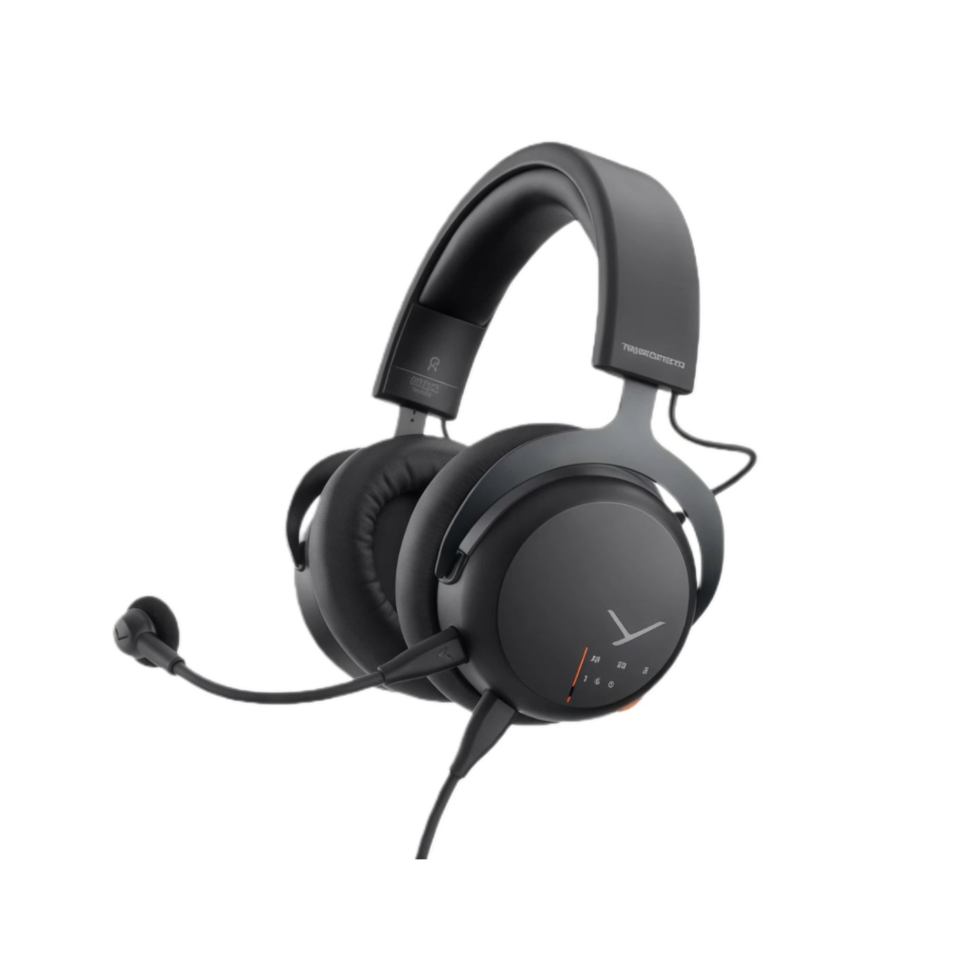 Black Beyerdynamic MMX 150 gaming headset featuring a sleek over-ear design, detachable microphone, and ergonomic build for long gaming sessions.