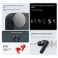 Infographic highlighting key features of CMF Buds Pro 2: customizable rotating smart knob, dual-driver design (11mm + 6mm tweeter), 50dB hybrid ANC with 5000Hz adaptive range, dual-device pairing, and IP55 waterproof/dustproof rating.