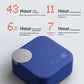 Infographic displaying CMF Buds Pro 2 battery life: 43 hours total playback (with ANC off), 11 hours per charge (ANC off), 6.5 hours with ANC on, and 7-hour playback after 10-minute fast charge.