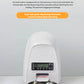 White DOGNESS Mini feeder with infrared detection prevents clogging and overflow, ensuring reliable scheduled feeding.