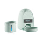 Mint-green DOGNESS Mini feeder and 1 L sensor fountain set, compact design for fresh food and water in one kit.