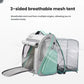 Dogness pet carrier with 3-sided breathable mesh tent – allows cool airflow from multiple angles, keeping pets comfortable during travel or outdoor use