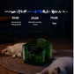 Two cats sleeping peacefully near a green Dogness Smart Water Fountain operating at 25dB – quieter than a fan and as soft as falling leaves, ensuring calm environment