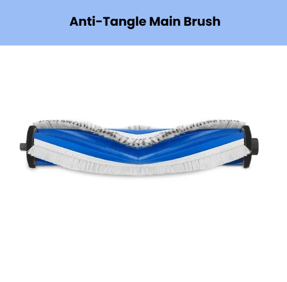 Genuine ECOVACS anti-tangle main brush roller for DEEBOT T30 OMNI, T30 PRO OMNI, T30S, N20 & N20 PRO robot vacuums – OEM replacement part to prevent hair wrap.