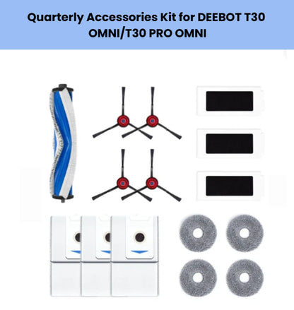 ECOVACS robot vacuum accessories - Quarterly Accessories Kit high-resolution source image