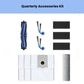Genuine ECOVACS quarterly accessory kit for DEEBOT T80 OMNI: 1 main brush, 2 side brushes, 3 filters, 1 mop roller & 4 dust bags.