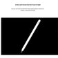 Minimalist white HUAWEI M-Pencil Pro against black background, highlighting its sleek design and hidden Star Ring lighting effect powered by HarmonyOS for a futuristic aesthetic.